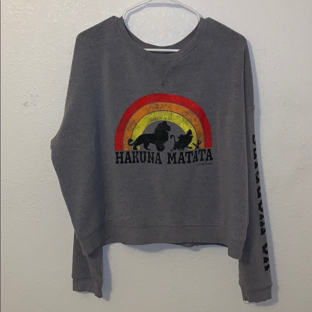 Cropped Lion King Sweater